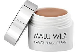 ‎MALU WILZ Malu Wilz Camouflage Cream Nr. 09 Cinnamon Brownie 5g I Camouflage Make up stark deckend I Wasserfeste Concealer Creme für jeden Hauttyp I Zum Abdecken von Tattoos und Hautanomalien
