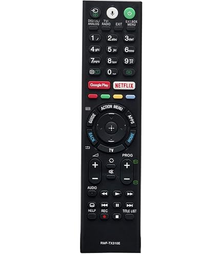 VINABTY RMF-TX310E RMF-TX220E Telecomando Vocale Sostituito Adatto Per Sony Bravia TV KD-75XF8596 KD-65XF8796 KD-65XF8588 KD-65XF7596 KD-55XF8588 KD-55XF8096 KD-55XE8096 KD-49XF8599 KD-49XF8577