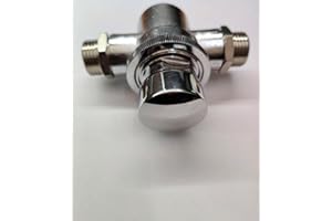 CUBETAS GASTRONORM Fricosmos - Pulsador Cromado temporizado M-M de 1/2" - 460404