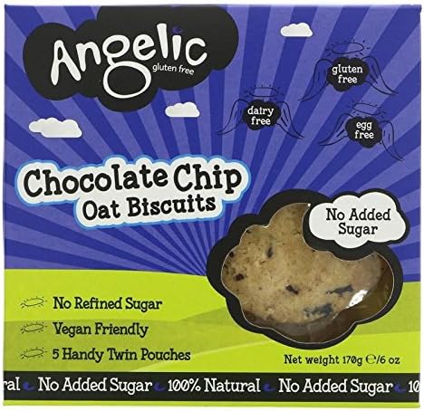 Angelic Gluten Free | Chocolate Chip Oat Biscuits | 4 x 170g (UK)