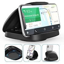 Support De Téléphone Pour Tableau De Bord De Voiture - Fixation Par Adhésif, Tête Rotative 60°
