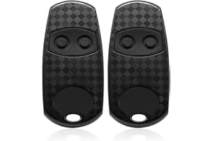MENGTECH Telecomando Universale Cancello compatibile con TOP 432NA/432EE/432EV, Telecomando Cancello Universali 433.92MHz, Nero