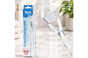 MARA EXPERT Tungrengöring professionell för säker luft, tungborste och skrapa i 1, tar bort bakteriella tungbeläggningar och