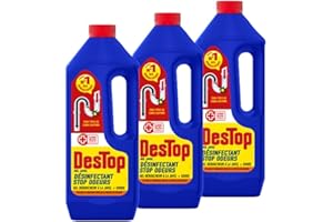 DESTOP Gel Déboucheur Canalisation Stop Odeurs - Le lot de 3 x 1L