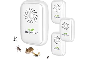 COODAY Antizanzare Ultrasuoni, Repellente Ultrasuoni Anti Zanzare Ultrasuoni Interno Dispositivo, Repellente per Insetti di Ratto, Antizanzare Ultrasuoni per Anti Zanzare, Roditori, Ragni, Formiche