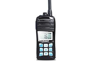 SOCOTRAN VHF Radio Marine RS-35M Handheld Boat Radio Transceiver, IP67 Waterproof Walkie Talkie Rechargeable, Professional Float Two Way Radio 156-162 MHz Channel 16 with Battery Charger for Fishing & Boating