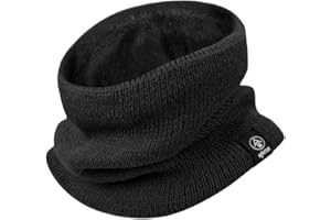 Yuson Girl Unisexo Invierno Bufanda Tubular Cuello de Punto Térmica con Forro Polar Pasamontañas Calentador Braga de Cuello Cálido Hombre Mujer para Running Esqui Ciclismo Snowboard