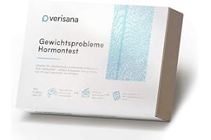 Verisana Gewichtsprobleme & Übergewicht Hormonspeicheltest, Östradiol, Testosteron, Progesteron, DHEA, Cortisol (Weight Balance Plus)
