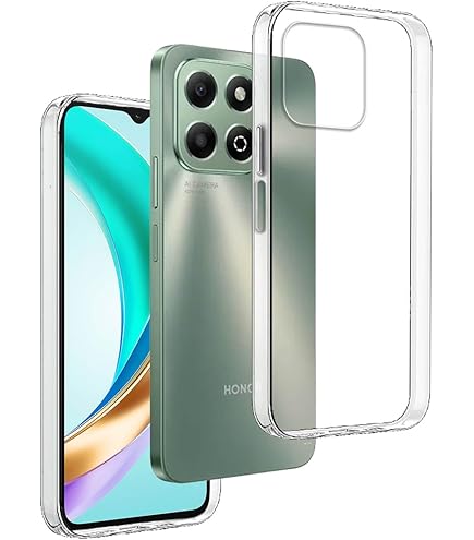 Honor X6b Handyhülle Mit Kette – Transparente Silikon-Schutzhülle Mit Halsband & Displayschutzfolie