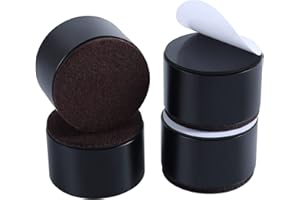 RCHYFEED Elevadores Autoadhesivos de Muebles 3,81 cm de Acero, para Cama, Protege Suelos Pies de Mesa y Silla, Altura de Elevación de 38mm para Sofá y Armarios, Soporte 10,000 LB