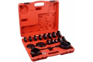 DAYUAN 23 piezas FWD herramienta de extracción de rodamientos de tracción delantera, kit de prensa de rodamientos de rueda, adaptadores de rodamientos, herramienta de instalación de rodamientos