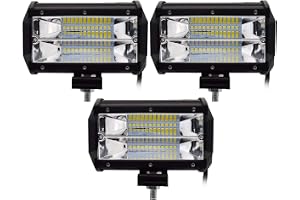 Leetop 3 x 72 W LED extra strålkastare IP67 vattentät ljusstång 12 V 24 V LED arbetsstrålkastare offroad bil LED-strålkastare arbetsljus