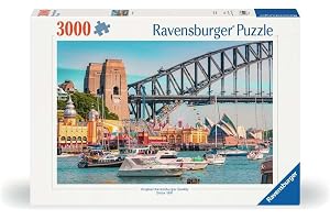 Ravensburger Puzzle 12001419 - Secret Sydney - 3000 bitars pussel för vuxna och barn från 14 år och äldre, stadspussel med Sydney motiv