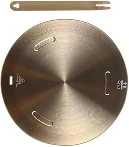 UKCOCO Plaque Diffuseur Chaleur Induction 30 Cm – Adaptateur Acier Inoxydable Pour Casseroles, Poêles & Ustensiles Non-Induction