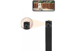 WIWACAM MW3 Mini HD-övervakningskamera med app, bärbar mikrokamera för inomhusbruk med rörelsedetektor, Wi-FI-IP-kamera, vide