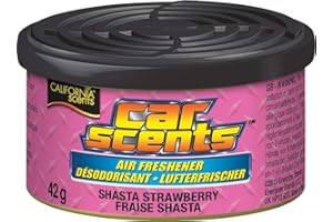 California Scents CCS-412TR Shasta Lot de 4 désodorisants fraises