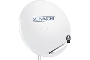 Schwaiger SPI996.0 Stahl SAT-Spiegel, (Durchmesser 85 cm)