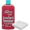 Treacle Moon Shower & Bath Gel (500ml) with Bath Washcloth (Wild Cherry Magic)