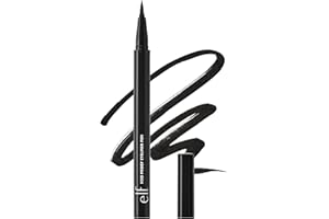 e.l.f. Intense H20 Proof Eyeliner Pen, Smooth, Precise, Defines, Enhances, Intensifies, Waterproof, Black, Smudge-Proof 0.7 ml, 1 Count (Pack of 1)
