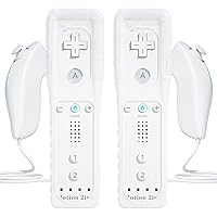 Telecomando Wii Remote Controller e Nunchuk, TechKen Wii Remote Plus Controller Motion Plus con Telecomando Nunchuck Wii Joys