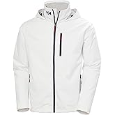 Helly Hansen Crew Hooded Waterproof Windproof Breathable Rain Coat Jacket Waterproof Hooded Windproof, Breathable Men (Pack o