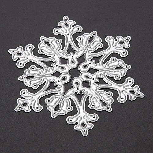 Demiawaking Stanzschablonen Metall Schneiden Schablonen für DIY Scrapbooking Album, Schneiden Schablonen Papier Karten Sammelalbum Dekor (06) - 4