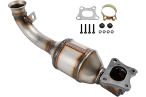 Areyourshop Catalytic Converter 9822117480 Fit for Peugeot 108 208 301 308 II 2008 Fit for Citroen C1 C3 C4 DS3 C-Elysee C4 Cactus DS3 Cabriolet 1.2 VTi Stainless Steel