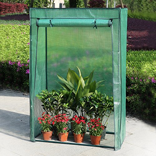 Relaxdays Tomatengewächshaus ca. 150 cm hoch, Stecksystem – Stahlrohr + Folie - 2