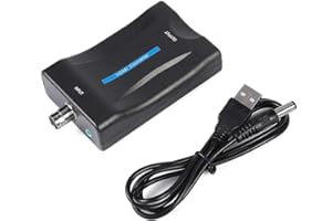 ASHATA Richer-R Convertisseur vidéo BNC vers HDMI Moniteur de Surveillance d'adaptateur visuel de HD 1080P / 720P d'affichage