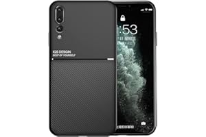 Kepuch Mowen Funda Case Carcasa Placa de Metal Incorporada para Huawei P20 Pro - Negro