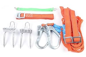 KANGTEN Forst, ramponi da arrampicata antiscivolo, con pedale ispessito e cintura di sicurezza, accessori forestali, arrampicata su alberi, sopravvivenza nella giungla, raccolta di frutta