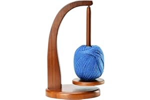 ATMWM Wollabwickler, Wollhaspel Rotierender Magnetischer Wollknäuelhalter, Garnrollenhalter Wollabwickler Wollhalter Wolle Aufwickler für Häkel und Strickzubehör