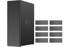 ‎TERRAMASTER TERRAMASTER F8 SSD Plus NAS - 8Bay All SSD NAS Storage Core i3 8-Core 8-Thread CPU, 16GB DDR5 RAM, 10GbE Port, Handflächengroßer Network Attached Storage Spitzenleistung für Unternehmen (Diskless)