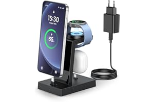 Ladestation für mehrere geräte - NANAMI 30W USB C Schnellladestation kompatibel mit Samsung Watch und Handy, 3 in 1 Ladegerät für Galaxy S/Z Flip/Z Fold/A Serie,Galaxy Watch Ultra/7/6/5/4, Galaxy Buds