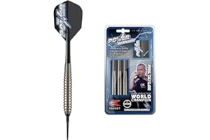 Target Darts Phil Taylor Power Silverlight - Set di Freccette in Ottone, 18 g, Colore: Argento