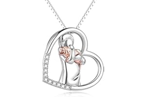 YFN Sterling Silver Pendant Necklace Dog Lover Memorial Gifts for Women