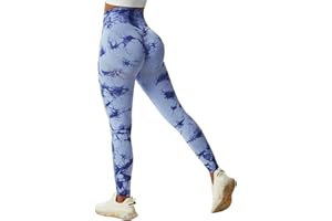 Olasfa Leggins Sportivi Donna Push Up Vita Alta Pantacollant Scrunch Pantaloni Dimagranti Anticellulite Palestra Fitness Senza Cuciture per Yoga Palestra Jogging