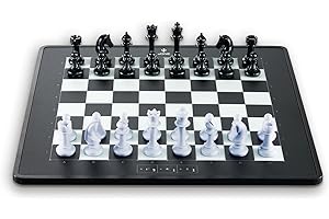 Millennium eONE – Elektronisches Schachbrett für Online-Spiel auf Lichess, Chess.com und Tornelo. Mit 81 LEDs zur Zuganzeige. Lithium-Ionen-Akku, Bluetooth und USB sind integriert