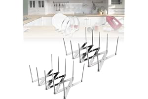 LONNEY 2 Pezzi porta coperchi pentole salvaspazio, organizer coperchi pentole cassettone per Attrezzi da Cucina Salva Spazio