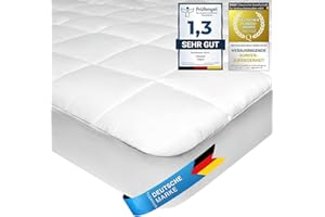 ‎FELUNA Feluna Mikrofaser Matratzen-Topper gepolsterter Matratzen-Auflage - Matratzenschoner Unterbett Microfaser-Polyester-Schoner mit Soft-Touch; 90 x 200 cm