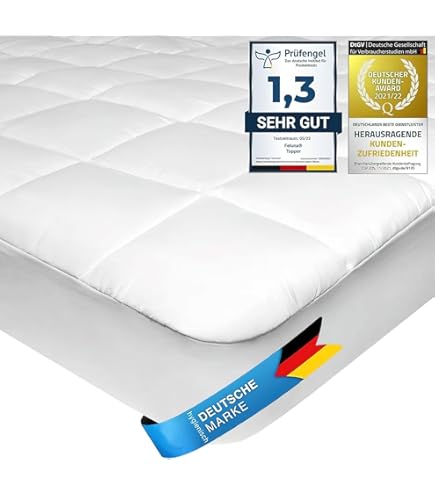 Aazon.co: King Attress Topper Extra Thick Pillow Top 3D Fiber Fill Attress Topper With 100