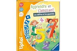 Ravensburger - tiptoi® – Interaktives Buch – Lernen mit Spaß – Zahlen und Mengen – elektronisches Lernspiel, ohne Display – ab 4 Jahren – französische Version – 13099049