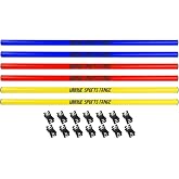 USR 25706 6 lı Slalom &Ccedil;ubuk ve Kelep&ccedil;e Seti 70 Cm.