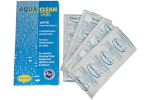 Aqua Clean Mini Tabs Water Purifying purification Tablets x 40 Boats Caravans Motorhomes Camping CleanTabs iHomebrew