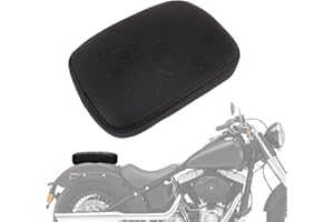 JFG RACING Coussin Moto Passager,Moto Coussin Passager Avec 8 Ventouses Selle Passager Arrière Selle Solo Pour Custom Chopper Cruiser XL883 XL1200 X48 X72