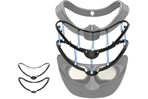 HMHAMA Support d'interface faciale VR à libération rapide magnétique compatible avec les accessoires PlayStation VR2/PSVR2