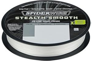 Spiderwire Tresse Stealth Smooth 8 Brins 300M Translucide - 0,13Mm - 12,7Kg - 1515662