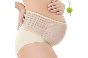 WANYI Ceinture Femme Enceinte 120CM Ceinture Grossesse de Soutien Lombaire et Abdominal-Ceinture de Maternité Soutien pour Nouvelle Mère Avant et Après Naissance Dimniuer la Douleur