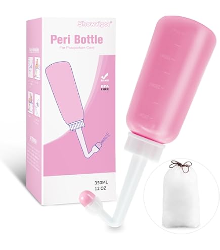 Cynpel Peri Bottle - Portable Travel Bidet For Men Or Women - Labour And Maternity Hospital Bag Essentials - After Birth Recovery Tools For Postpartum Mum - Perineal Spray Bottle