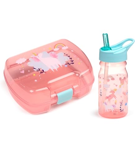 Citron Borsa termica per il pranzo dei bambini Rollup Unicorn